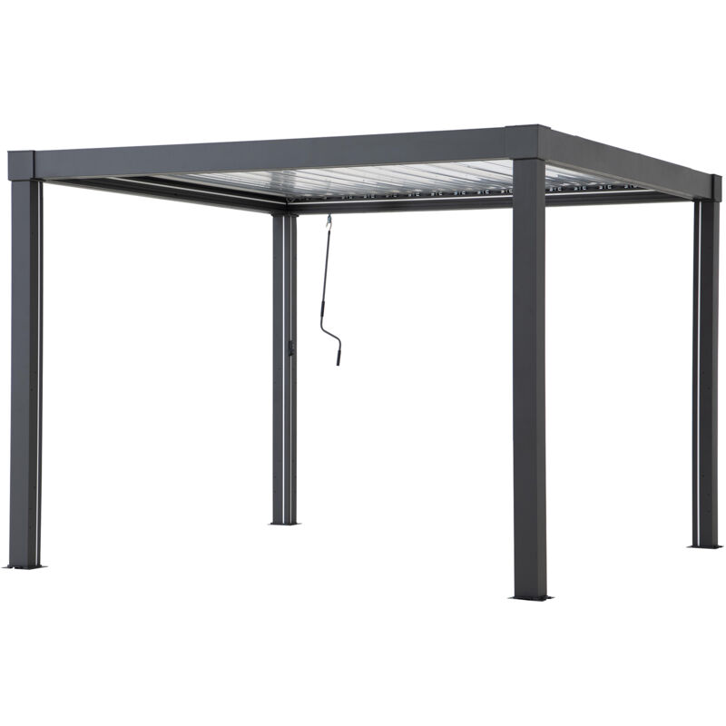 Sunjoy Multi Pergola Matterhorn In Anthrazit - 306cm X 306cm