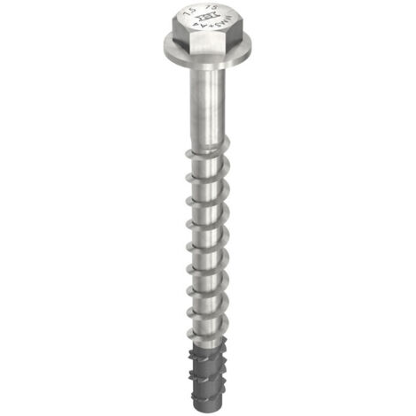 MULTI-MONTI-plus SS A4 10,0 x 65, tête hexagonale avec embase, 25 pcs. (MMS-plus-SS-10,0x65-A4) 25 pièces