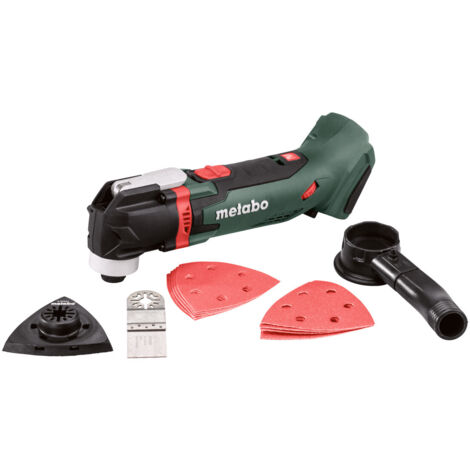 Multi-outil à batterie 18V 613021890 – Moteur Brushless – Changement rapide avec technologie Metabo Quick – Pour bois dur et béton armé