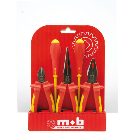 MULTI PACK ELECTRICIEN (3 ZANGEN + 2 ISOLIERTE SCHRAUBENDREHER) MOB - 0000972101
