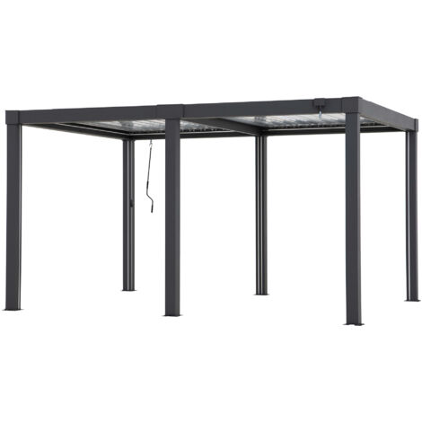 Multi Pergola MATTERHORN in Anthrazit- 306cm x 406cm