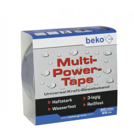 Multi-Power-Tape Universal Kraft-Gewebeband silber beko