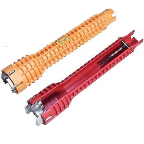 Multi-purpose Pipe Wrench Installation Tool With Red Socket