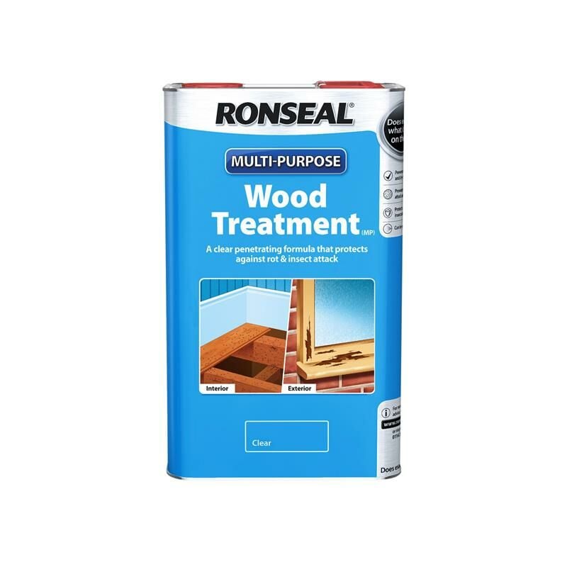39072 Multi-Purpose Wood Treatment 5 litre RSLMPWT5L - Ronseal