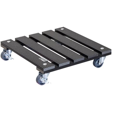 Multi Roller WPC eckig anthrazit 80 kg Apparate-Rolle