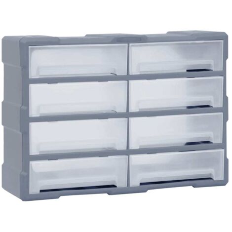 Multi-Schubladen-Organizer 8 große Schubladen 52x16x37 cm