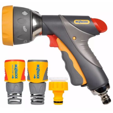 Multi Spray PRO Bewässerungspistole Basisset + 15 mm Plus-Anschlüsse HOZELOCK