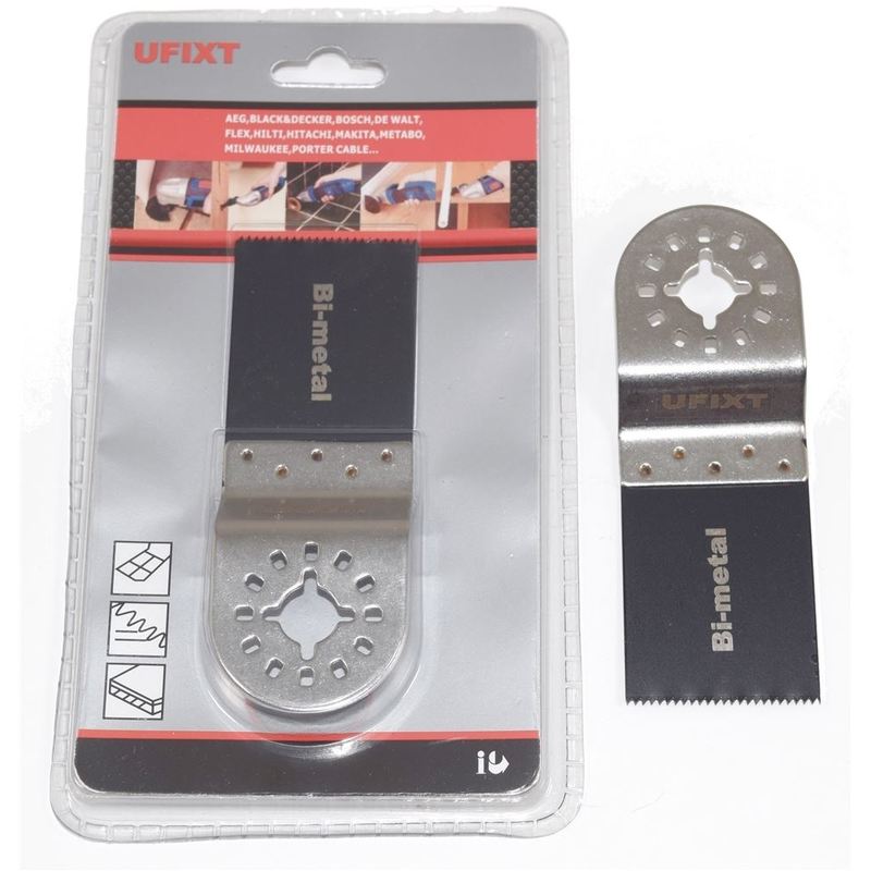 Ufixt - Multi Tool Blade 35mm Wide Bi-Metal For Wood| Plastic And Soft Metals
