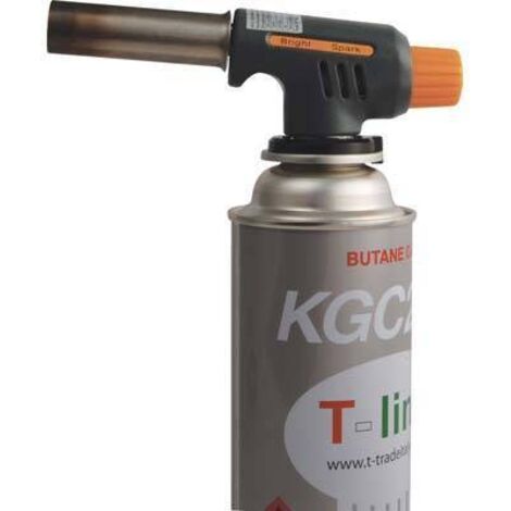 Multi -Use Edelstahlschweißer mit Piezo -Zündung, die mit Gasdose verwendet werden kann