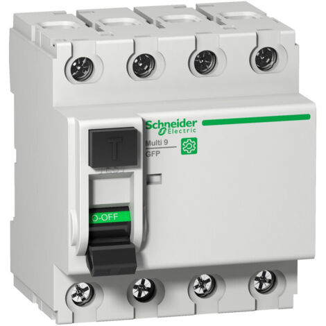 Multi9 - Interrupteur différentiel GFP - 4P - 25A 26mA - type Asi - 480Y/277V (M9R81425)