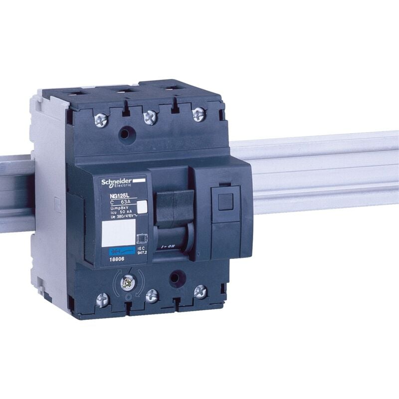 Schneider Electric - Disjoncteur modulaire Multi 9 NG125L 3 pôles 63 a courbe d - 18855