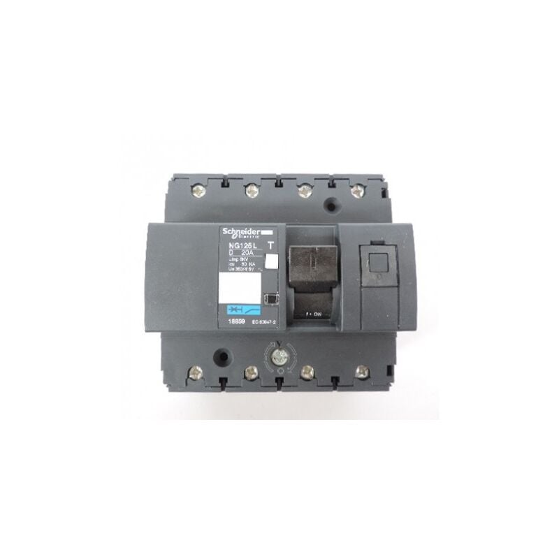 Schneider Electric - Disjoncteur 20A 4P courbe d 50kA modulaire NG125L Multi9 schneider 18859