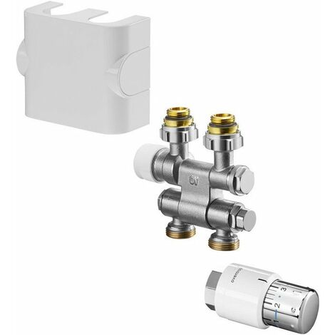 MULTIBLOCK TF ORIENT.1/2 MON./BIT.+UNI SH / ANELLO DECO cromato.