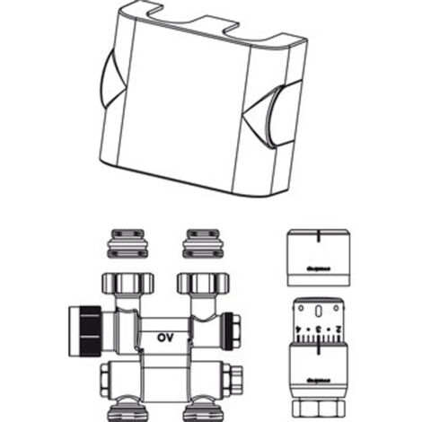 MULTIBLOCK TF ORIENT.1/2MON./BIT.+UNI SH/BAGUE DECO chromé.