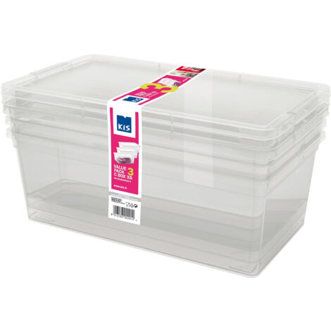 Multibox -Behälter Multiusive für transparente einfache Lebensmittel c Box Set 3 Teile
