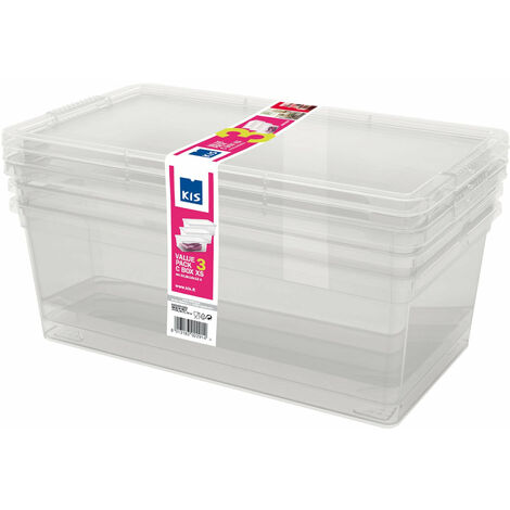 Multibox -Container Mehrnutzung für transparente einfache Lebensmittel c Box Set 3 Teile