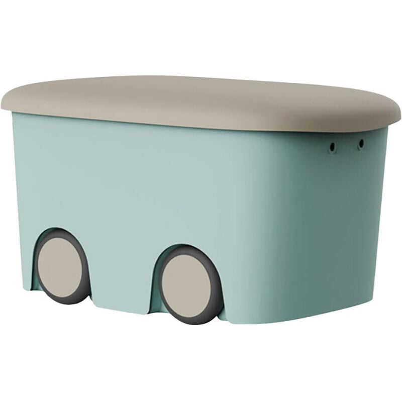 Plastiken - Multibox enfants 45l menthe-ecru 88100