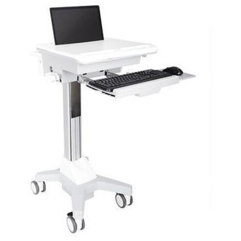 Multibrackets 0766 carrello e supporto multimediale Argento, Bianco Computer portatile Carrello multimediale