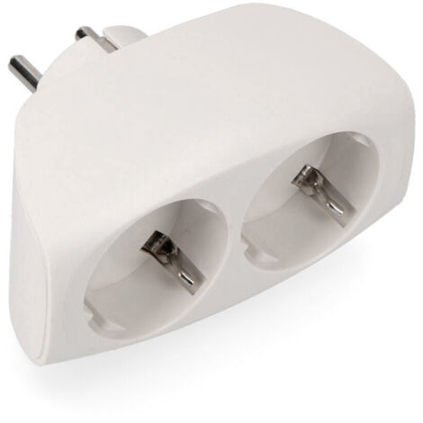 Multiconector doble, económico, retractilado, 2.400W  EDM R40044