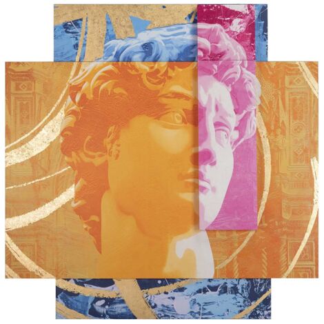 Multicuadro Superpuesto David 175X3X175 Cm