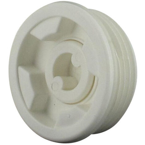 Multicuves – Bouchon de fût 2'' S56X4 – Bonde 3/4'' pas gaz – PEHD pour fûts et bidons – Filetage large pour étanchéité optimale