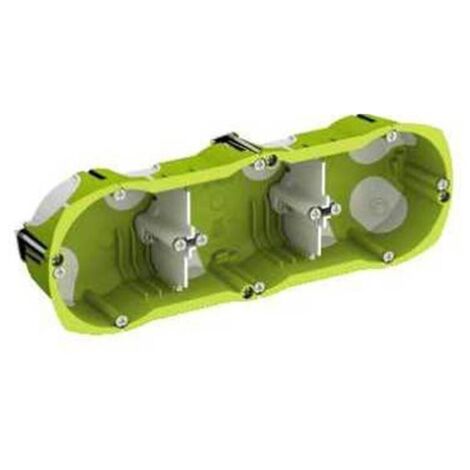 Multifix air, boîte étanche 3 postes diamètre 67 mm, profondeur 40 mm