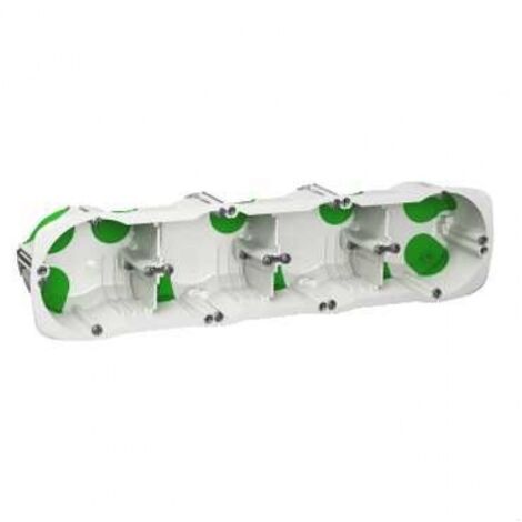 Multifix air, boîte étanche 4 postes diamètre 67 mm, profondeur 47 mm