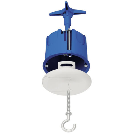 Multifix, boîte de centre avec collerette d67 p50 couvercle plein trappe piton (ALB71515)