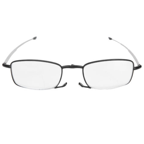 Multifokale, faltbare Blaulichtfilter-Lesebrille für Alterssichtigkeit (+200 Schwarz)