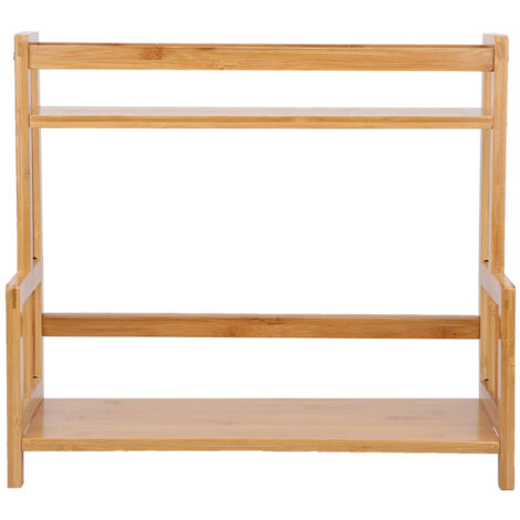 Multifunction Countertop 2-Layer Kitchen Spice Seasoning Rack Shelf Storage Organizer