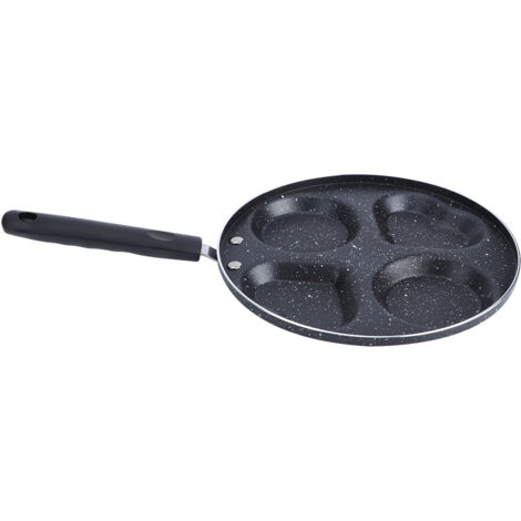 Multifunction Four Hole Breakfast Frying Pan Non-Stick Cooking Pan Kitchen Tools 24.5cm