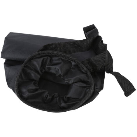 Multifunctional Car Waste Bin Garbage Bag Back Seat Hanging Storage Bag Travel Organizer HolderBlack