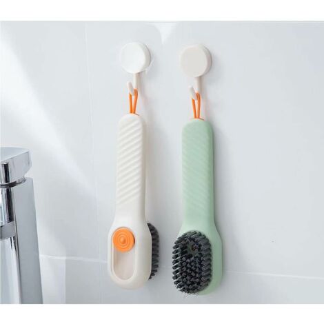 Wooden Clothes Brush With Soft Fiber Wool, Durable Scrubbing Hand