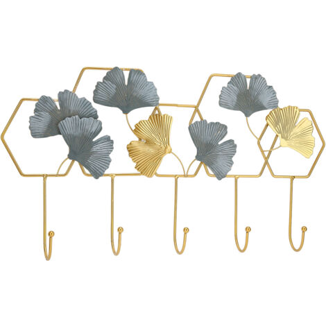 Multifunctional Clothes Hook Iron Space Saving Wall Mounted Clothes Hanger for Scarf BagMix Colour