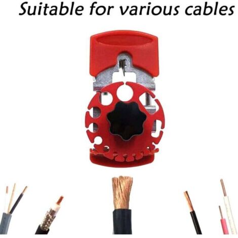 Multifunctional Electric/Manual Cable Stripper, Hand-Powered Copper Wire Stripper with Adjustable Depth - Suitable for Various Uses