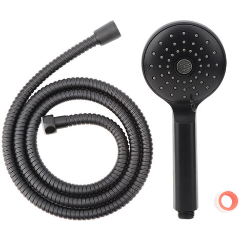 Multifunctional Handheld Shower Set High Pressure Shower Head Hose Kit Matte Black