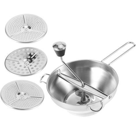 Multifunctional Manual Food Mixer Stainless Steel Salad Vegetable Fruit Blender for Kitchen
