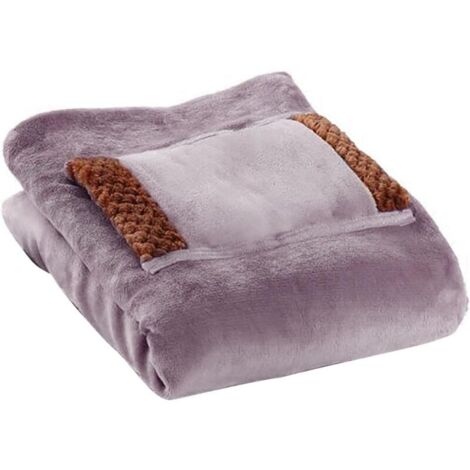 Multifunctional USB 5V Flannel Heated Blanket - 60x80cm, Pink - RAPANDA