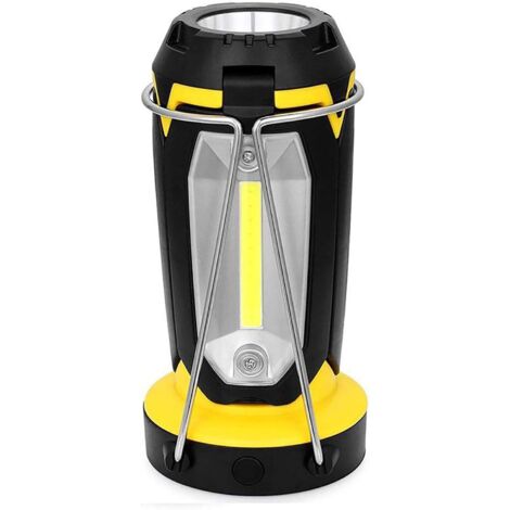 Multifunctionele draagbare oplaadbare campinglampen, USB-opladen, noodstroomvoorziening voor het opladen van mobiele telefoons, voor noodgevallen tijdens het kamperen met het gezin.