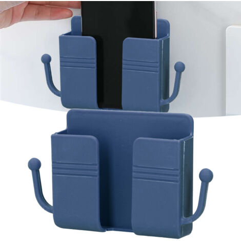 Multifunktionale ABS-Wandaufbewahrungsbox mit Ladestation für Smartphones, Büro, Küche, Badezimmer