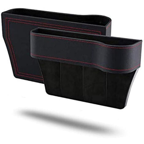 MengH-SHOP Autositz Aufbewahrungsbox Universal Seitentaschen Organizer PU Leder  Auto Ablagefach Für Zusätzliche Lagerung Schwarz : : Baby
