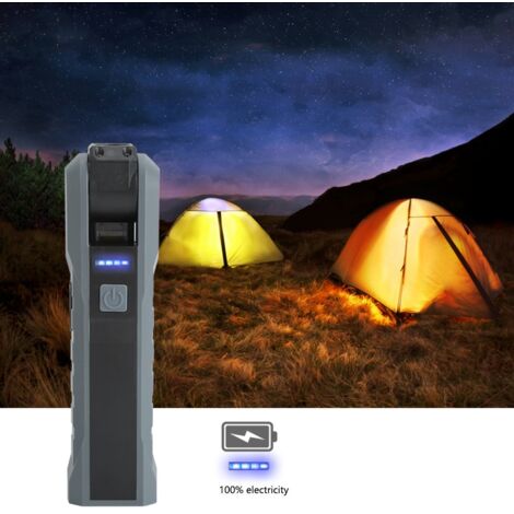 Multifunktionale COB-LED-Arbeitsleuchte mit USB-Ladefunktion für Reparatur und Inspektion [Mano+ L200] Tragbar, magnetisch, 270°, 2000 mAh, 16,5 cm