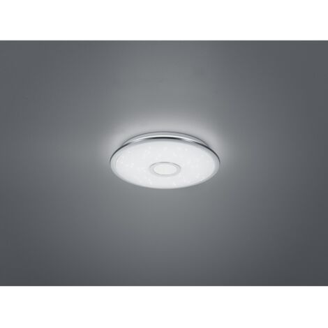 Multifunktionale Deckenleuchte Disco Led Osaka Ø42 cm Chrome Trio Lighting