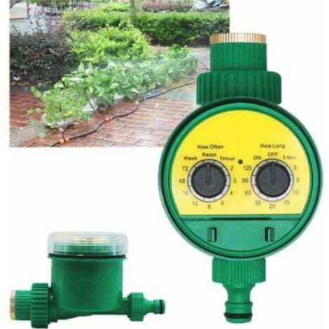 Multifunktionale digitale automatische Bewässerungsuhr mit Digitalanzeige, Bewässerungssteuerung für Garten und Rasen