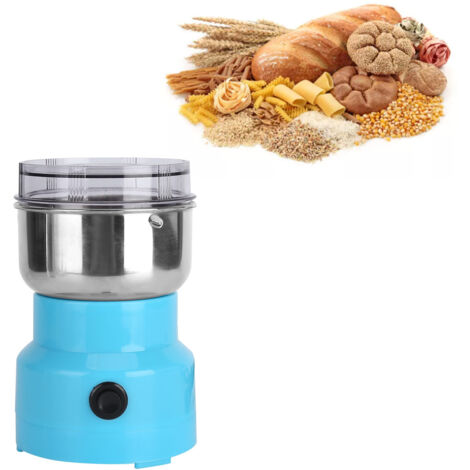 Multifunktionale elektrische Kaffeemühle [Getreidemühle] Kompakte Kaffeebohnenmühle 475 g Fassungsvermögen 100 g