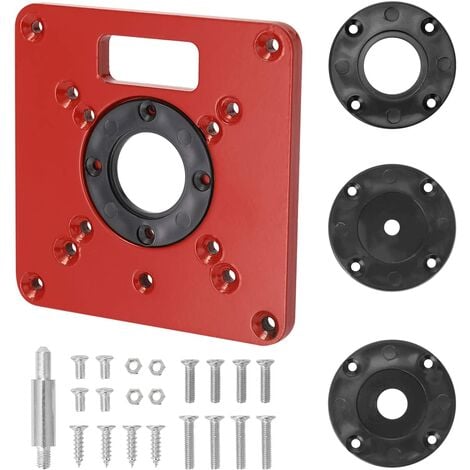 OSQI Multifunktionale Frästisch-Einsatzplatte Holzbearbeitungsbänke Aluminium-Holzbearbeitungs-Trimmer-Modelle Graviermaschine