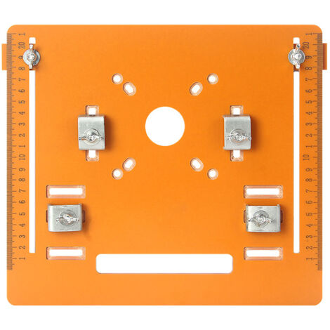 Multifunktionale Grundplatte für Schneidemaschinen, flaches 90°- und diagonales 45°-Schneiden, kompatibel mit 10 cm Marmor, Schneidemaschinen und Gong