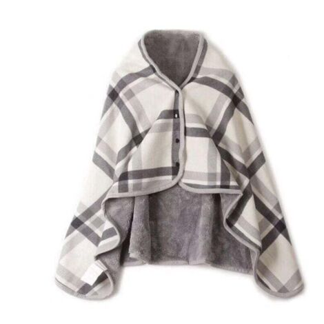 Multifunktionale Heizdecke, warmer Schal, Flanellumhang, Plüschtier.