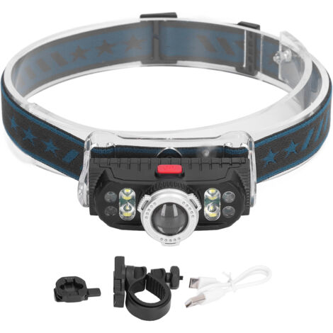 Multifunktionale magnetische LED-Stirnlampe, wasserdicht, USB-aufladbar für Outdoor-Aktivitäten
