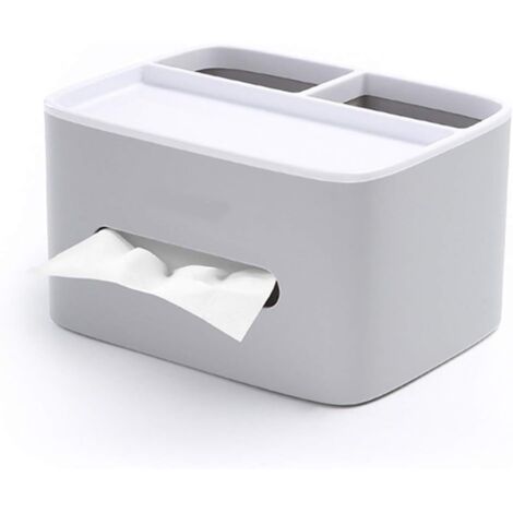 Multifunktionale PVC-Taschentuchbox, quadratische Aufbewahrungsbox, geeignet für Stifte, Fernbedienungen, Taschentücher usw.